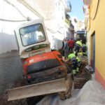 Obras en la calle Mudarra de Motril