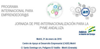 Jornadas sobre pre internacionalización para las pymes andaluzas del CADE Motril