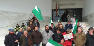 El juicio del trabajador despedido de Torraspapel se ha celebrado hoy en el palacio de Justicia de Motril