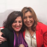 Laura Díaz junto a Susana Díaz