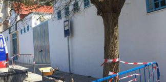 Se renueva el acerado del Camino de San Antonio y los bordillos de la calle Quijote con la Rambla de los Álamos