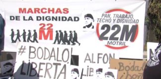 Las marchas de la dignidad celebran una concentración en la plaza de la Aurora por los derechos de la clase trabajadora