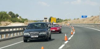 Fomento mejora el firme de la Carretera Nacional 340 entre Almuñécar y Salobreña