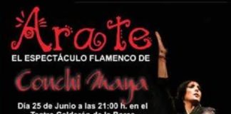 El espectáculo flamenco de Conchi Maya, ‘Arate’, sube este sábado al escenario del Teatro Calderón de la Barca