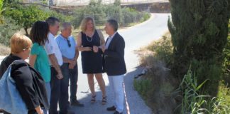 El Ayuntamiento pide a Diputación el arreglo de la carretera de Los Tablones