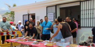 Los vecinos del balcón de San Fernando celebraron sus fiestas durante el fin de semana