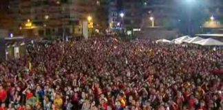 La plaza de la Coronación volverá a acoger la retransmisión de los partidos de España en la Eurocopa