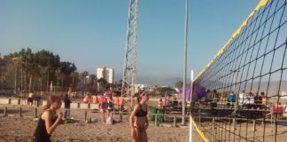 Se celebra la XII edicion del torneo de voley playa con un gran nivel de juego