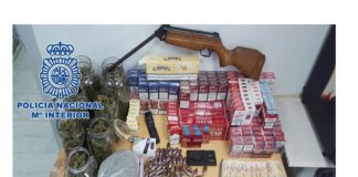 La Policía Nacional desmantela un punto de venta de Droga en Motril