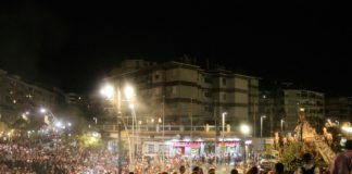 La procesión de la Virgen de la Cabeza llena las calles de Motril en el día Grande de las Fiestas