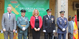 La Guardia Civil celebra el día de su Patrona, la Virgen del Pilar, con una Misa y la entrega de condecoraciones en su Casa Cuartel