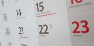 El calendario laboral de 2017 tendrá 12 días festivos, nueve comunes en toda España