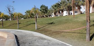 El Ayuntamiento realiza obras de mejora en los senderos del Parque de las Provincias