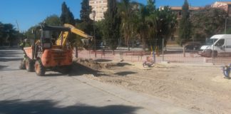 Concluyen las obras de la plaza de la Paz en el Boulevard de la Rambla de Los Álamos