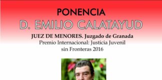 El juez Calatayud ofrece el jueves una conferencia en Albuñol