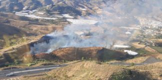 El plan Infoca dio por controlado anoche el incendio forestal declarado esa misma tarde en un paraje del término municipal de Molvízar