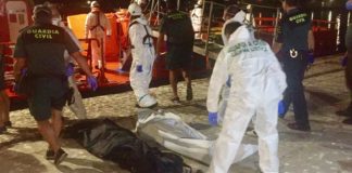 Cinco muertos entre los 107 inmigrantes rescatados en Alborán