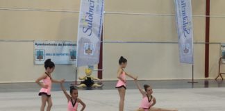 Gran éxito en la exhibición de Gimnasia Rítmica de Salobreña